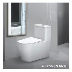 STONE - INODORO MINIMALISTA NARU BLANCO