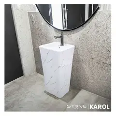 STONE - LAVATORIO STANDING KAROL MARMOLEADO