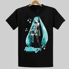 GENERICO - Polos Algodon Miku Hatsune - Tallas desde 10 hasta XL