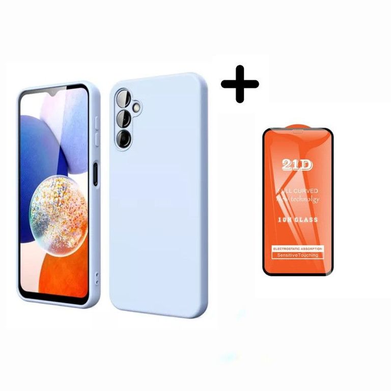 Silicona Para Samsung S23 FE - Celeste