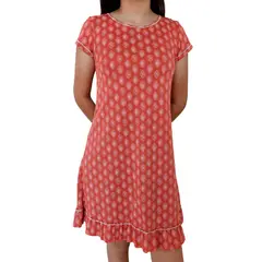 MARWAL - Vestido Margaret - MARWALs Teen Collection - celeste lacre