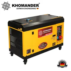 KHOMANDER - Generador Diesel Encapsulado 7.0 KW Trifásico 380V-