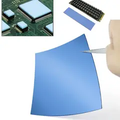 GENERICO - Disipador Calor Térmico Thermal Pad 1mm P Chips Ssd M2 Gpu