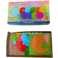 GENERICO - Juego Didáctico de Matemáticas Fracciones Circulares