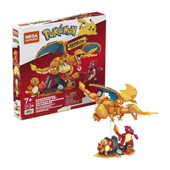 POKEMON - MEGA CONSTRUX CHARIZARD EVOLUCION SET 300 PIEZAS