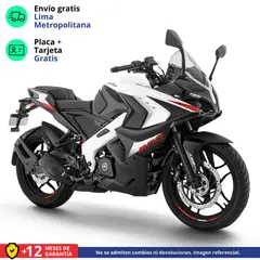 BAJAJ - MOTO PULSAR RS 200 - BLANCO