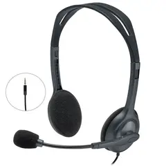 LOGITECH - Audifono con Microfono H111 Silver