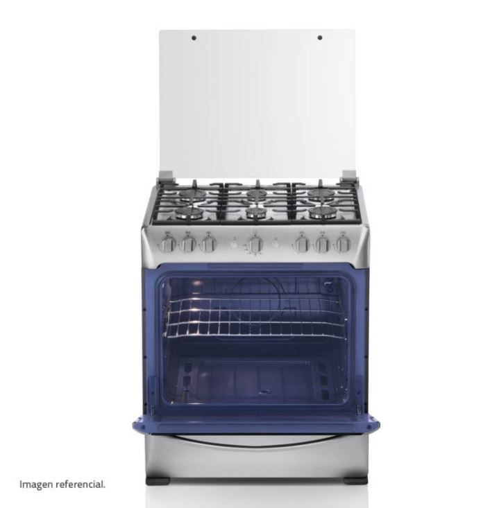 Cocina a Gas 6 Hornillas PARMA ZAFIRO Croma