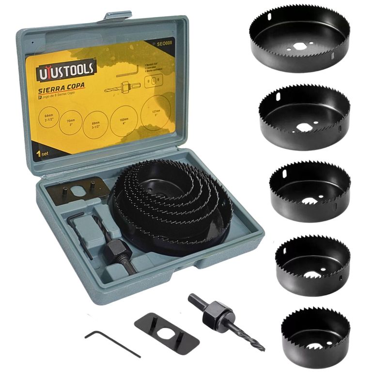 Set de Sierra Copa 8 Piezas