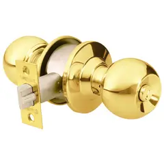 HERMEX - Cerradura de Pomo chapa bola dorado