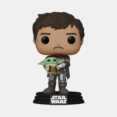 FUNKO - POP STAR WARS THE MANDALORIAN WITH GROGU