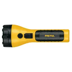 PRETUL - Linterna plástica recargable de led, 180 lúmenes