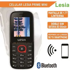 GENERICO - Celular Lesia Prime Mini BASICO 2G RECIBE LLAMADAS DE TU SMARTPHONE.