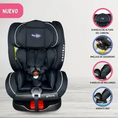BABY KITS - Silla de Auto para Bebé «BARLETTA» Black