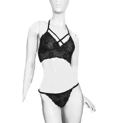 GENERICO - Conjunto Camy - Bralette Tanga hilo regulable