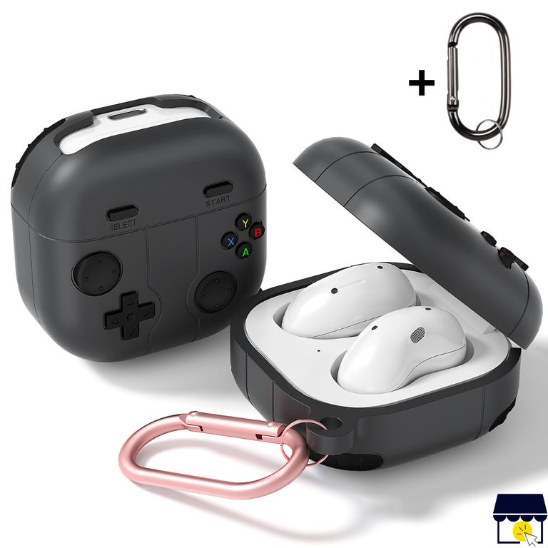 Case funda para Galaxy Buds 2 / FE / 2 Pro / Live / Core - Negro