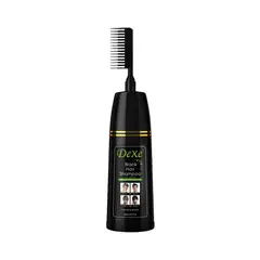 DEXE - Shampoo Cubre Canas Negro con Peine 200ml