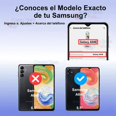 GENERICO - Mica para Samsung A04e Protector de pantalla 21D Antishock Resistente
