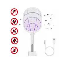 OEM - Raqueta electrica efectiva zancudos moscas mosquitos