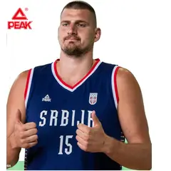 Peak - Camiseta de SERBIA 2024 FIBA JERSEY
