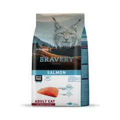 BRAVERY - Salmon Gatos Esterilizados Adultos 2 Kg