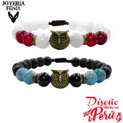 JOYERIA FENIX - Dúo Pulsera Búho - Joyería Fenix