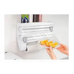 GENERICO - Dispensador porta rollo 3 en 1 para cocina A1