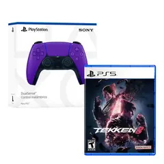SONY - Mando Ps5 Dualsense Morado + Tekken 8