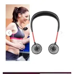GENERICO - Ventilador Recargable Colgante Portátil Cuello Ajustable