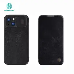 NILLKIN - Case Qin Pro Leather Para Iphone 15 - Negro