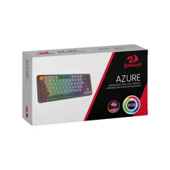 REDRAGON - Teclado Gamer Azure K652Gg Rgb Pro English Red Switch