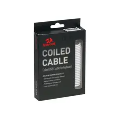 REDRAGON - Cable Para Teclado Coiled A115W White