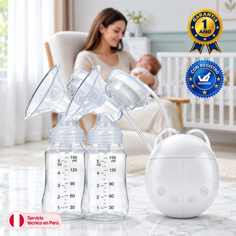 Extractor Eléctrico De Leche Materna Doble Bpa Free