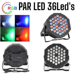 OEM - Par LED de 3Watt de 36Leds RGB AutoSound DMX520 Reflector Luces Color