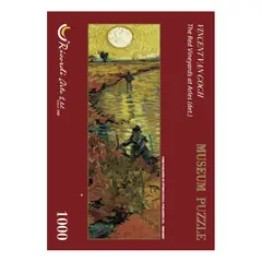 RICORDI ART - Rompecabezas Ricordi - El Viñedo Rojo Cerca De Arlés - Van Gogh, 1000 Piezas