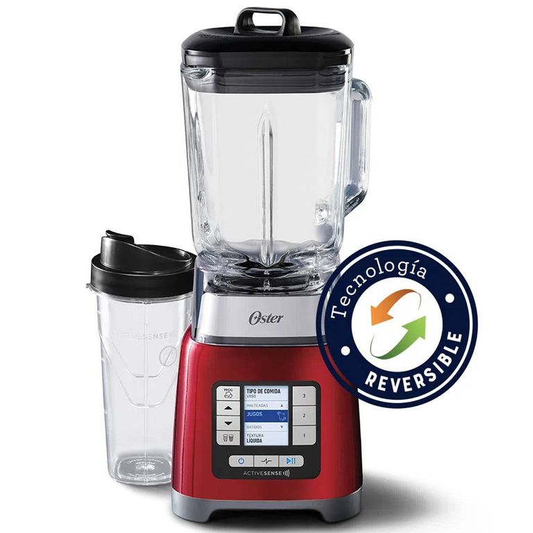 Licuadora ActiveSense 2L 1100W con Blend-N-Go BLSTTDGRBG Rojo