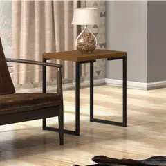 TU MESITA - Mesa de Centro Estilo Industrial Laos Marrón