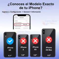 GENERICO - Mica para Iphone XR Protector de pantalla 21D Antishock Resistente