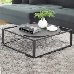 TU MESITA - Mesa de Centro Moderna Lucca Negro