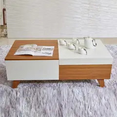 TU MESITA - Mesa de Centro Moderna Felipe 123cm