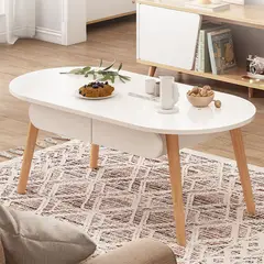 TU MESITA - Mesa de Centro Vintage Angeles Blanco