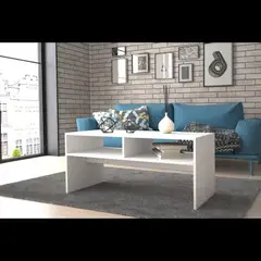 TU MESITA - Mesa de Centro Contemporánea Yakima Blanco