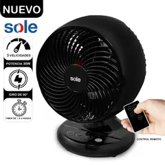 SOLE - Ventilador Sobre Mesa TURBOMAX SOLAIR016