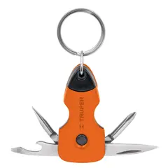 TRUPER - Llavero multiherramientas 6 en 1 con LED