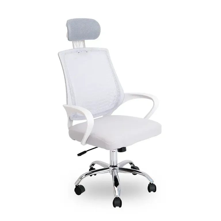 Silla de Oficina Viggo con Cabecera Regulable - Gris