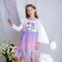 GENERICO - Vestido de Niña Unicornio