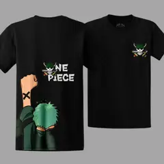 GENERICO - Polos Roronoa Zoro One Piece Peluche Luffy - Talla desde 4 hasta XL