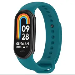GENERICO - Correa Compatible con Xiaomi Mi Band 8 Azul Acero