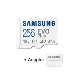 SAMSUNG - Memoria MicroSD 256gb Evo Plus 130MBs U3 A2 V30 4K