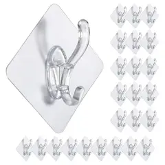 GENERICO - Colgador con Adhesivo Gancho Pack 6